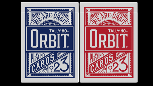オービット×タリホーサークルバック トランプ 青 Orbit Tally Ho Circle Back (Blue) Playing Cards