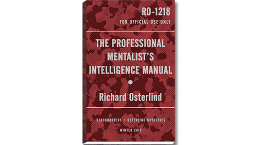 The Professional Mentalist's Intelligence Manual  by Richard Osterlind - Book