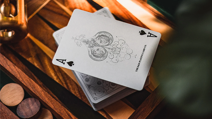 Smoke & Mirrors V8, Silver (Standard) Edition Playing Cards by Dan & Dave