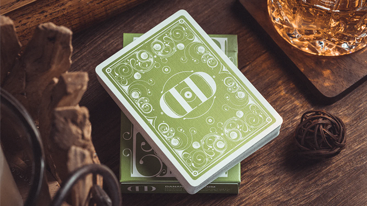 Smoke & Mirrors V8, Green (Standard) Edition Playing Cards by Dan & Dave