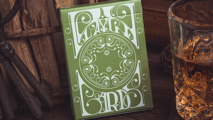 Smoke & Mirrors V8, Green (Standard) Edition Playing Cards by Dan & Dave