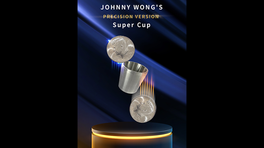 Super Cup PERCISION (Half Dollar) by Johnny Wong (Gimmick and Online Instructions) - Trick