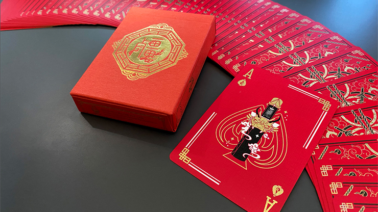 Geung Si The Torpor (Red) Playing Cards