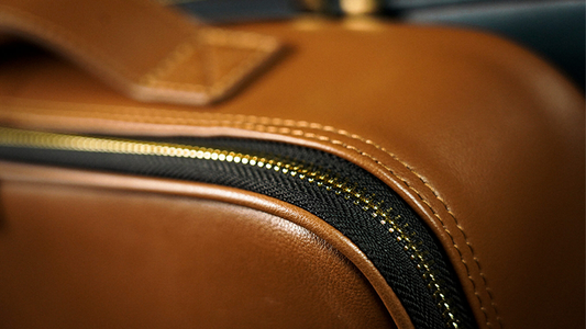 Luxury Genuine Leather Close-Up Bag (Tan) by TCC - Trick