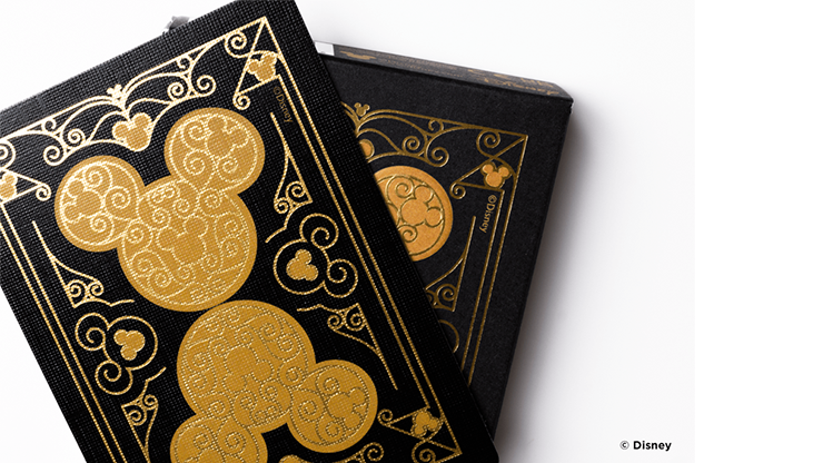 バイシクル ディズニー ミッキーマウス 黒色&金色/ Bicycle Disney Mickey Mouse (Black and Gold) by US Playing Card Co.