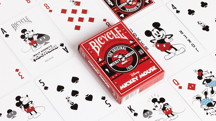 バイシクル ディズニー クラシックミッキーマウス/ Bicycle Disney Classic Mickey Mouse (Red)  by US Playing Card Co.