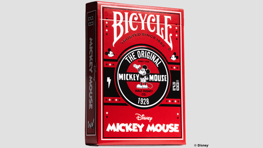 バイシクル ディズニー クラシックミッキーマウス/ Bicycle Disney Classic Mickey Mouse (Red)  by US Playing Card Co.