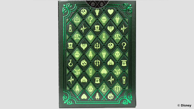 バイシクル ディズニー ヴィランズ 緑/  Bicycle Disney Villains (Green)  by US Playing Card Co.