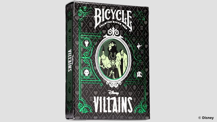 バイシクル ディズニー ヴィランズ 緑/  Bicycle Disney Villains (Green)  by US Playing Card Co.
