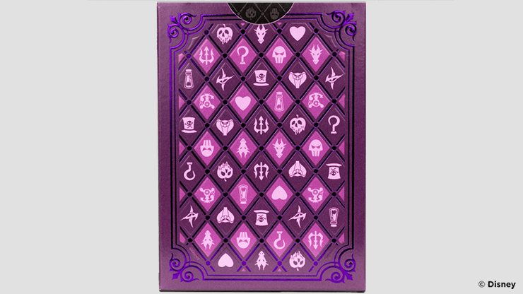 バイシクル ディズニー ヴィランズ 紫/ Bicycle Disney Villains (Purple)  by US Playing Card Co.