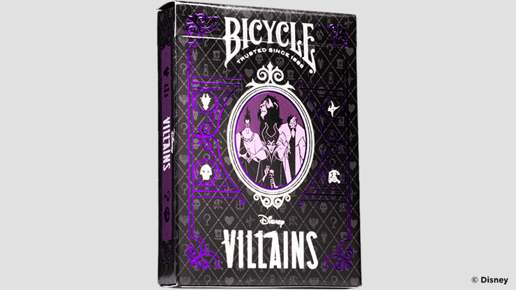 バイシクル ディズニー ヴィランズ 紫/ Bicycle Disney Villains (Purple)  by US Playing Card Co.