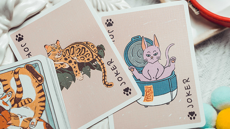 Liquid Cat Playing Cards by 808 Magic and Bacon Playing Card