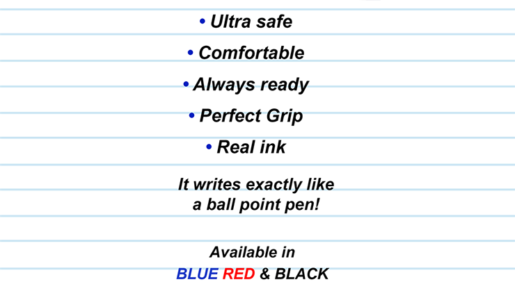 PEN WRITER Black (Gimmicks and Online Instructions) by Vernet Magic - Trick