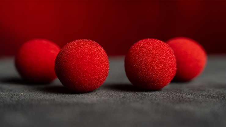 スポンジボール 赤 4個入り 直径4cm Magic Sponge Balls 4PK RED 1.5" by Murphy's Magic