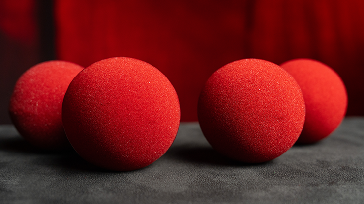 スポンジボール 赤 4個入り 直径5cm Magic Sponge Balls 4PK RED 2" by Murphy's Magic