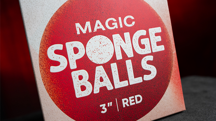 スポンジボール 赤 4個入り 直径7.5cm Magic Sponge Balls 4PK RED 3" by Murphy's Magic