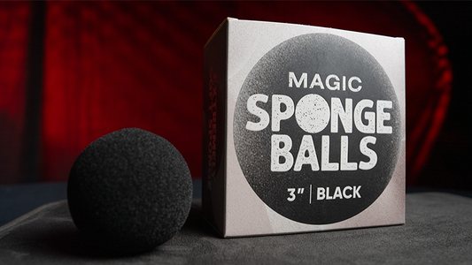 スポンジボール 黒 4個入り 直径7.5cm Magic Sponge Balls 4PK BLACK 3" by Murphy's Magic
