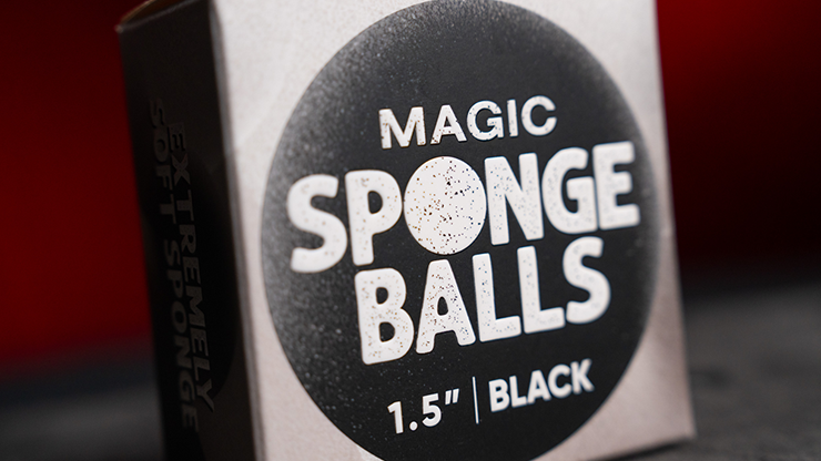 スポンジボール 黒 4個入り 直径4cmMagic Sponge Balls 4PK BLACK 1.5" by Murphy's Magic
