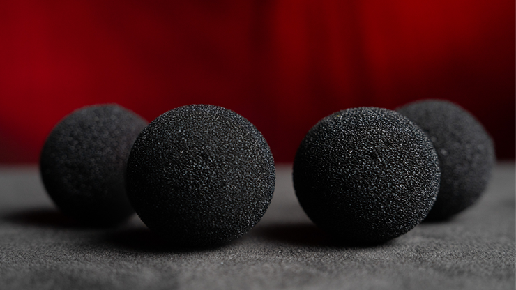 スポンジボール 黒 4個入り 直径2.5cm Magic Sponge Balls 4PK BLACK 1" by Murphy's Magic