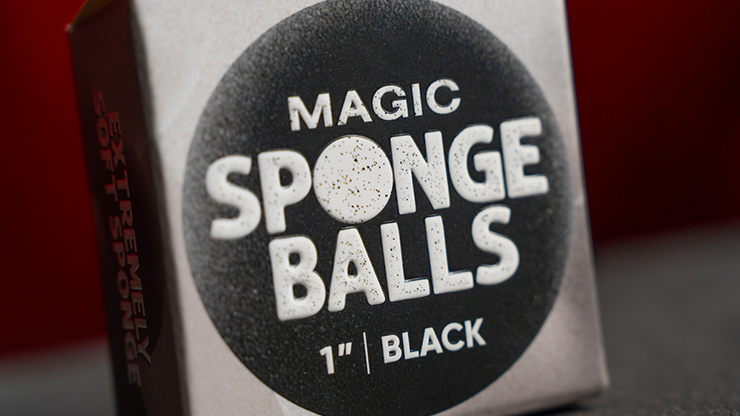 スポンジボール 黒 4個入り 直径2.5cm Magic Sponge Balls 4PK BLACK 1" by Murphy's Magic