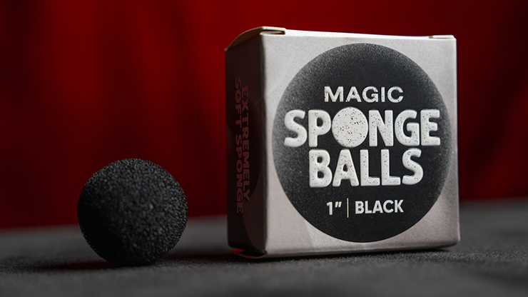 スポンジボール 黒 4個入り 直径2.5cm Magic Sponge Balls 4PK BLACK 1" by Murphy's Magic