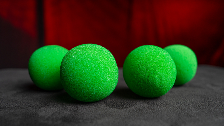 スポンジボール 緑 4個入り 直径5cm Magic Sponge Balls 4PK GREEN 2" by Murphy's Magic
