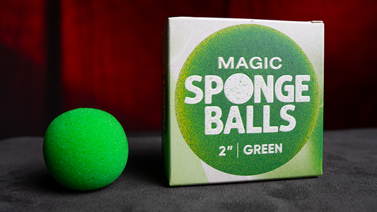 スポンジボール 緑 4個入り 直径5cm Magic Sponge Balls 4PK GREEN 2" by Murphy's Magic