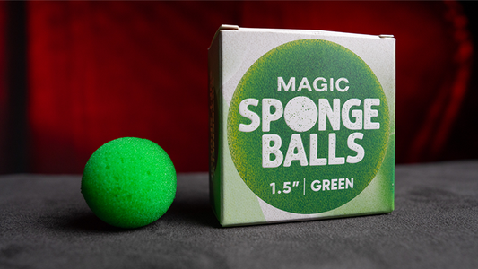 スポンジボール 緑 4個入り 直径4cm Magic Sponge Balls 4PK GREEN 1.5" by Murphy's Magic