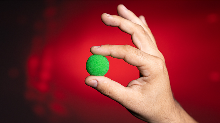 スポンジボール 緑 4個入り 直径2.5cm Magic Sponge Balls 4PK GREEN 1" by Murphy's Magic