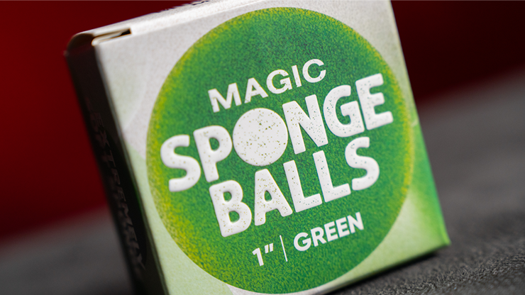 スポンジボール 緑 4個入り 直径2.5cm Magic Sponge Balls 4PK GREEN 1" by Murphy's Magic