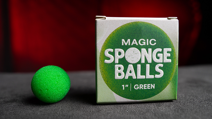 スポンジボール 緑 4個入り 直径2.5cm Magic Sponge Balls 4PK GREEN 1" by Murphy's Magic