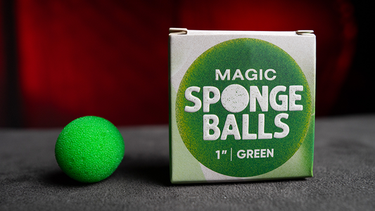 スポンジボール 緑 4個入り 直径2.5cm Magic Sponge Balls 4PK GREEN 1" by Murphy's Magic