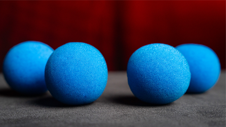 スポンジボール 青 4個入り 直径2.5cm　Magic Sponge Balls 4PK BLUE 1" by Murphy's Magic