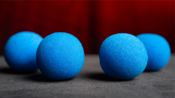 スポンジボール 青 4個入り 直径7.5cm Magic Sponge Balls 4PK BLUE 3" by Murphy's Magic