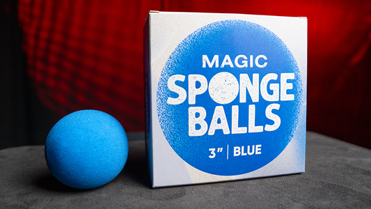 スポンジボール 青 4個入り 直径7.5cm Magic Sponge Balls 4PK BLUE 3" by Murphy's Magic