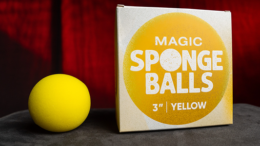 スポンジボール 黄色 4個入り 直径7.5cm Magic Sponge Balls 4PK YELLOW 3" by Murphy's Magic