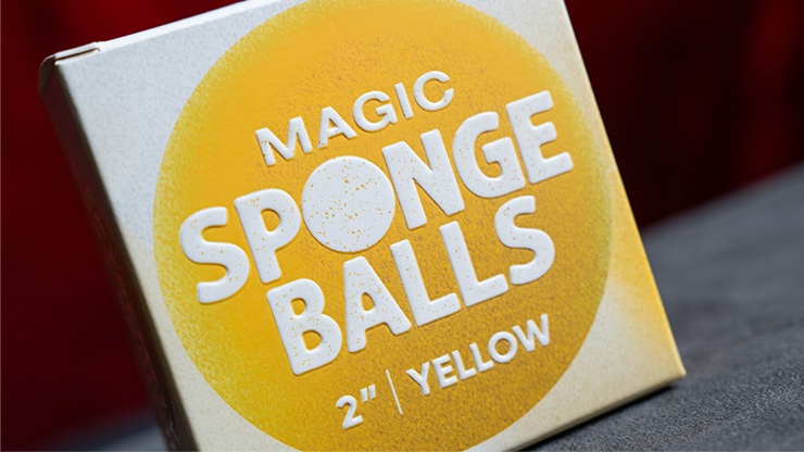 スポンジボール 黄色 4個入り 直径5cm Magic Sponge Balls 4PK YELLOW 2" by Murphy's Magic