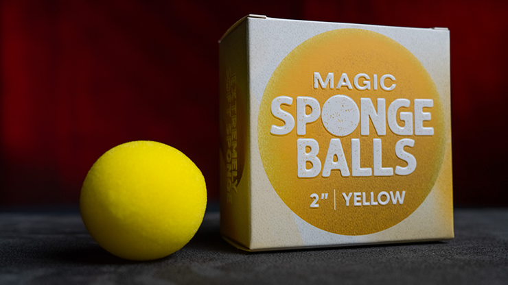 スポンジボール 黄色 4個入り 直径5cm Magic Sponge Balls 4PK YELLOW 2" by Murphy's Magic