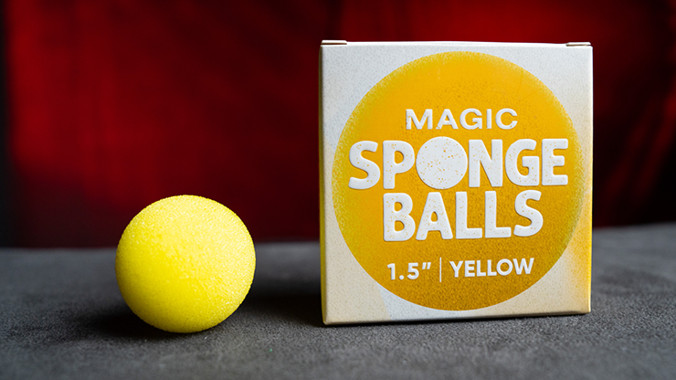 スポンジボール 黄色 4個入り 直径4cm Magic Sponge Balls 4PK YELLOW 1.5" by Murphy's Magic