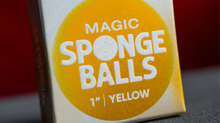 スポンジボール 黄色 4個入り 直径2.5cm Magic Sponge Balls 4PK YELLOW 1" by Murphy's Magic