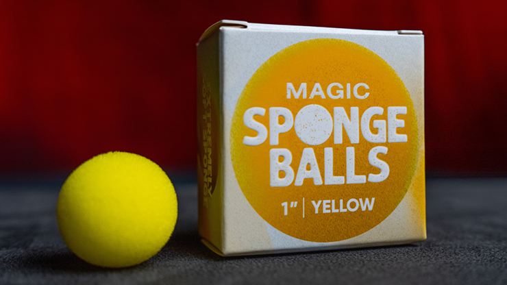 スポンジボール 黄色 4個入り 直径2.5cm Magic Sponge Balls 4PK YELLOW 1" by Murphy's Magic