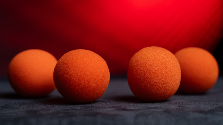 スポンジボール オレンジ 4個入り 直径2.5cm Magic Sponge Balls 4PK ORANGE 1" by Murphy's Magic