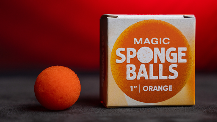 スポンジボール オレンジ 4個入り 直径2.5cm Magic Sponge Balls 4PK ORANGE 1" by Murphy's Magic