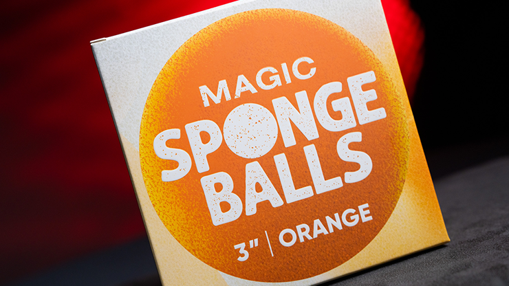 スポンジボール オレンジ 4個入り 直径7.5cm　Magic Sponge Balls 4PK ORANGE 3" by Murphy's Magic