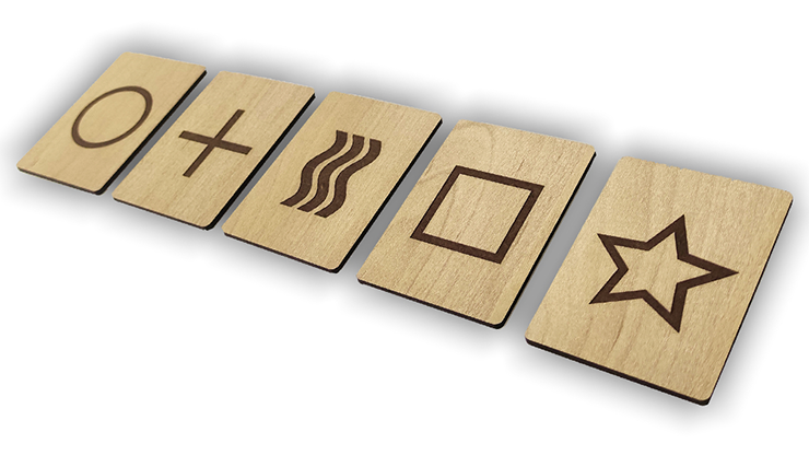 Wooden ESP Cards by Joker Magic - Trick