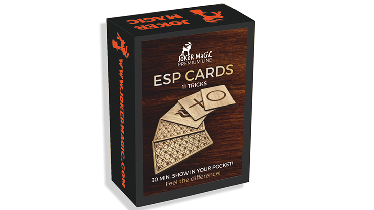 Wooden ESP Cards by Joker Magic - Trick