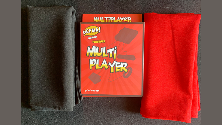 Multiplayer Handkerchief (Black) by PlayTime Magic DEFMA