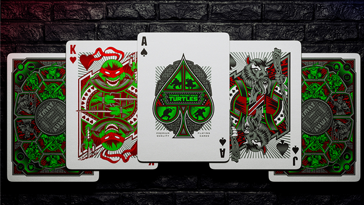 ティーンエイジ ミュータント ニンジャ タートルズ トランプ Teenage Mutant Ninja Turtles Playing Cards by theory11
