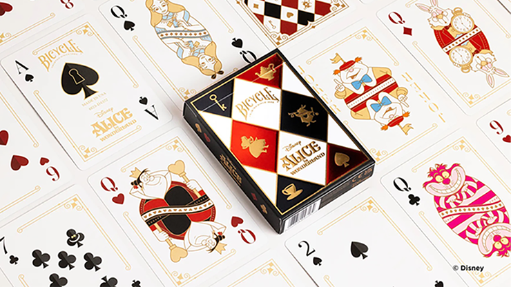 バイシクル ディズニー アリスインワンダーランド / Bicycle Disney Alice in Wonderland Playing Cards by US Playing Card Co