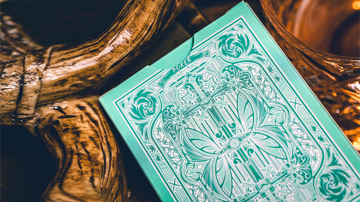 Sanctuary (Cyan) Playing Cards